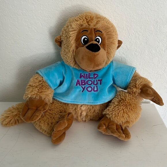 Wild About You Monkey Stuffed Plush Animal - Picture 1 of 2